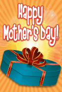 Blue Box Mother's Day Card