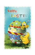 Easter Card with Chick and Egg