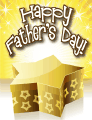 Gold Star Small Father's Day Card
