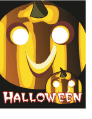 Halloween Card with Pumpkins