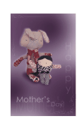 Mother's Day Card with Stuffed Bunny