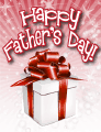 White Gift Small Father's Day Card