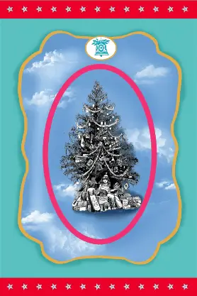 Silver Tree Christmas Card Greeting Card