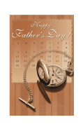 Father's Day Card with Pocket Watch