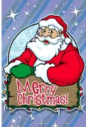 Happy Santa Christmas Card