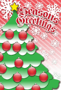 Seasons Greetings Christmas Tree Card