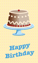 Yummy Cake Birthday Card