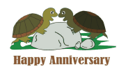 Anniversary Card with Turtles