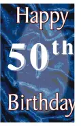 Birthday Card 50 Years