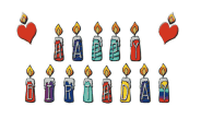 Birthday Card with Candle