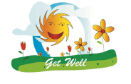 Get Well Card with Sunshine