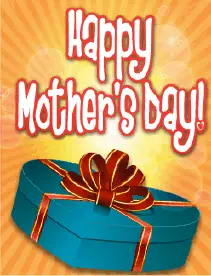 Blue Box Small Mother's Day Card Greeting Card