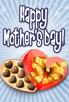 Box of Chocolates Mother's Day Card Greeting Card