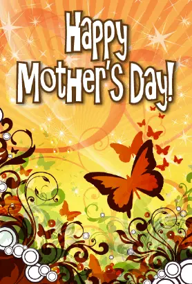 Butterflies Mother's Day Card Greeting Card