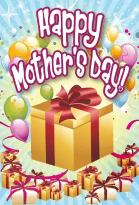 Golden Boxes Mother's Day Card Greeting Card