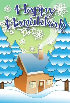 Hanukkah Card Greeting Card