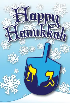 Hanukkah Dreidel Card Greeting Card
