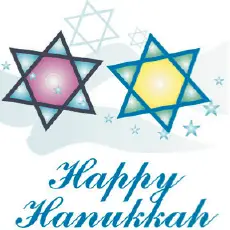 Hanukkah Card with Star of David (small) Greeting Card