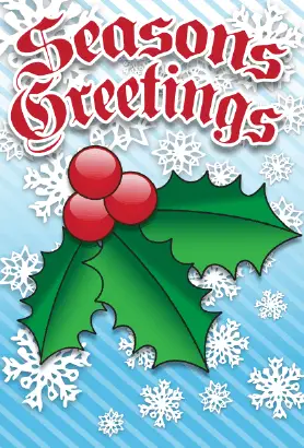 Seasons Greetings Card Greeting Card