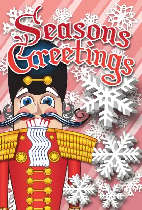 Seasons Greetings Nutcracker Card Greeting Card