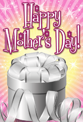 Silver Box Mother's Day Card Greeting Card