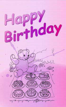 Teddy Bear Picnic Birthday Card Greeting Card