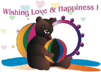 Anniversary Card with Bear Greeting Card