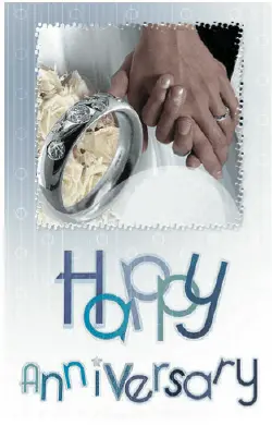 Anniversary Card with Hands Greeting Card