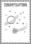 Dot Matrix Congratulations greeting card