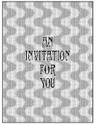 Dot Matrix Invitation greeting card