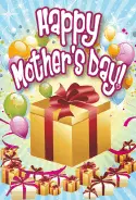 Golden Boxes Mother's Day Card